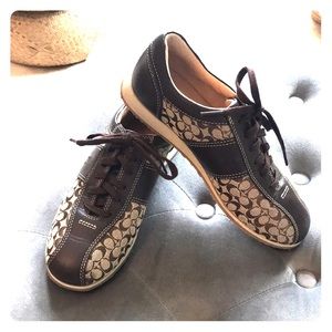 Coach signature shoes